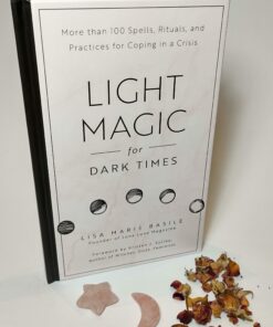 gift pack: light magic for dark days with rose quartz star and moon (mix and match- sold separately or as a set)