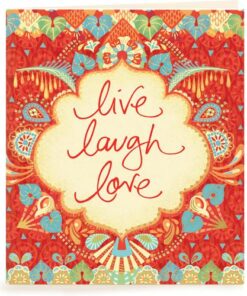 Petite Gift Tag: Live, Laugh, Love