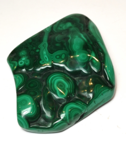 Natural Crystal: Cut & Polished Malachite Free Form (Approx 11x8x1.5cm)