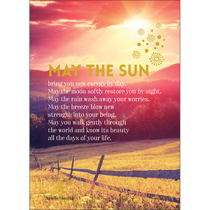 Greeting Card: May the Sun - Discontinued