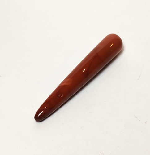 Natural Crystal: Hand Cut & Polished Mookite Wand (Approx 11x2cm)