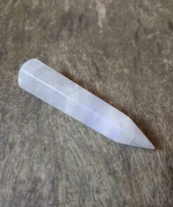Natural Crystals: Rainbow Moonstone Wand (Approx 9x2cm)