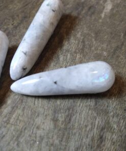 Alternative view of Natural Crystals: Rainbow Moonstone Wand