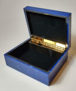 Alternative view of Natural Crystal: Cut & Polished 'Gem Grade' Lapis Lazuli Box (Approx. 10x8x4cm)