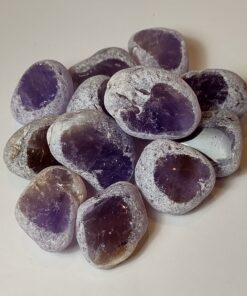 Natural Crystals: Cut & Polished Amethyst Seer Stones (Approx 2.5x2x2cm)