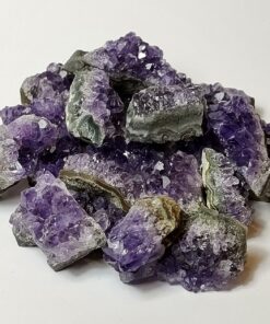 Alternative view of Natural Crystals: Amethyst Clusters (Approx 2x2x2cm)