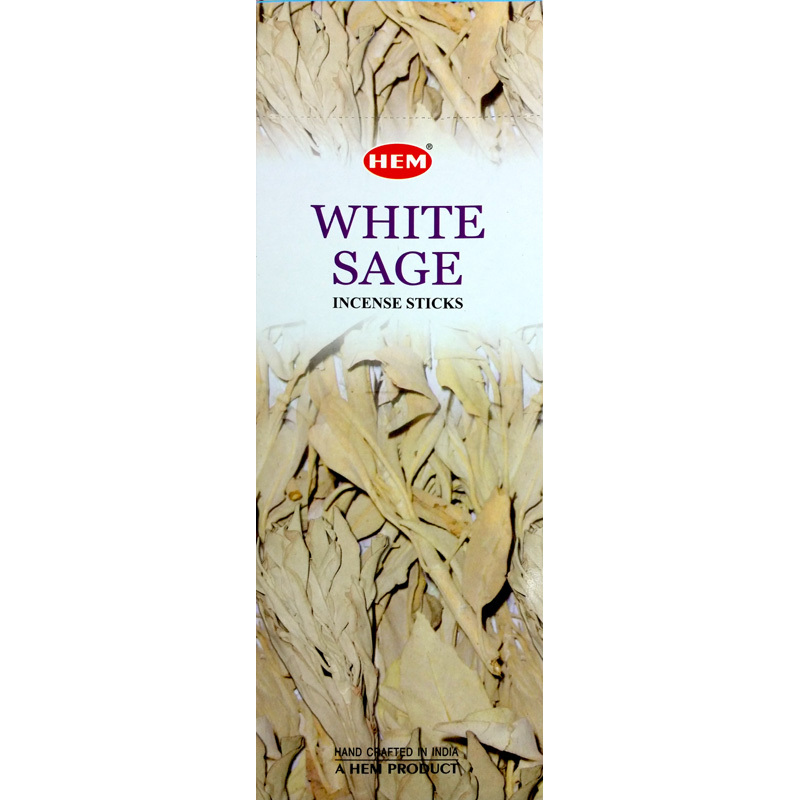 HEM Hex-Box Incense Sticks: White Sage (20g)