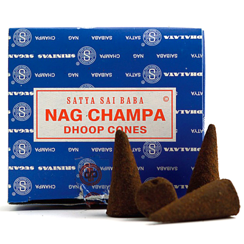 Satya Incense Dhoop Cones: Nag Champa