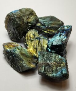 Natural Crystals: Rough Labradorite Chunks (Approx. 3x3x3cm)