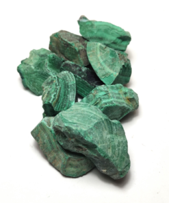 Natural Crystal: Rough Malachite Chunks (Approx 3x2x2cm)