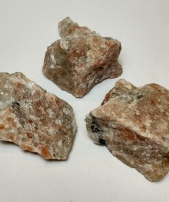 Natural Crystals: Sunstone rough chunks (approx. 4x4x2cm)