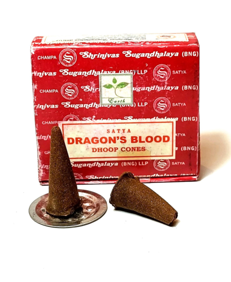 Satya Incense Dhoop Cones: Dragon's Blood