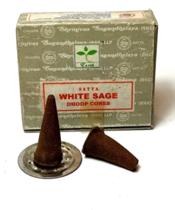 Satya Incense Dhoop Cones: White Sage