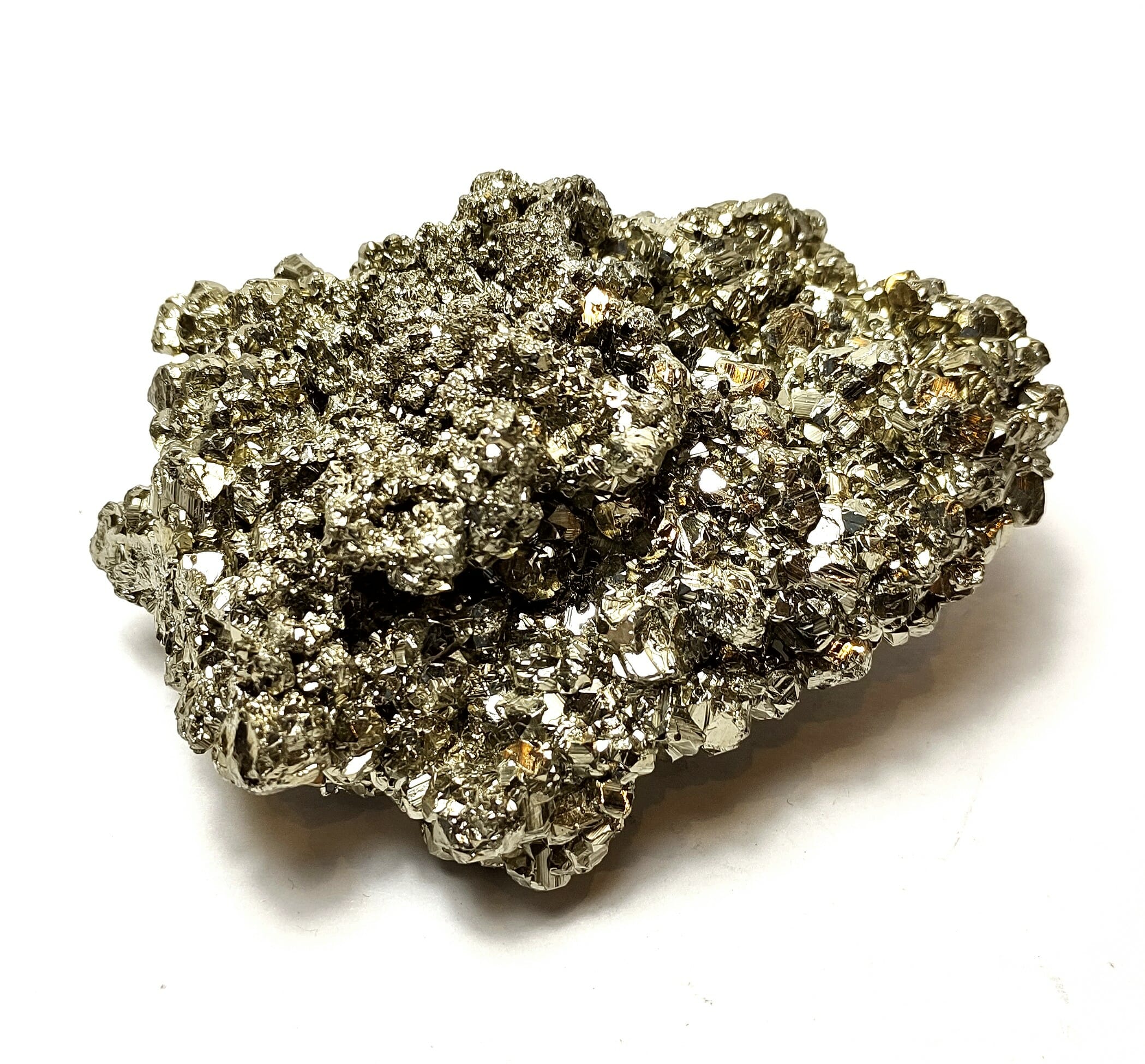 Natural crystals: Pyrite cluster (approx. 6x5x4cm)