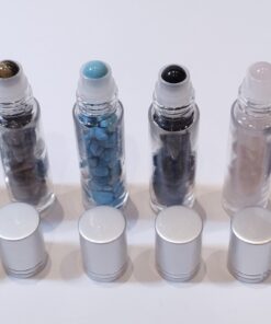 Alternative view of Refillable Roll On Bottles with Gemstones