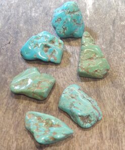 Natural Crystals: Polished (USA Sleeping Beauty) Turquoise Nuggets