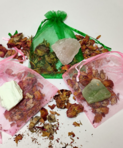 gift pack: three heart chakra crystals for love, emotional support & healing