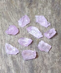 Natural Crystals: Kunzite Specimens (Approx 1x1x.5cm)