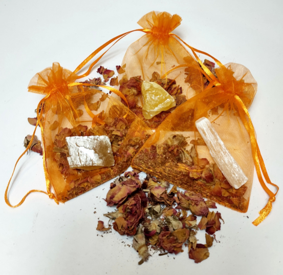 gift pack: three sacral chakra crystals for creativity, sensuality, self-love & nurture