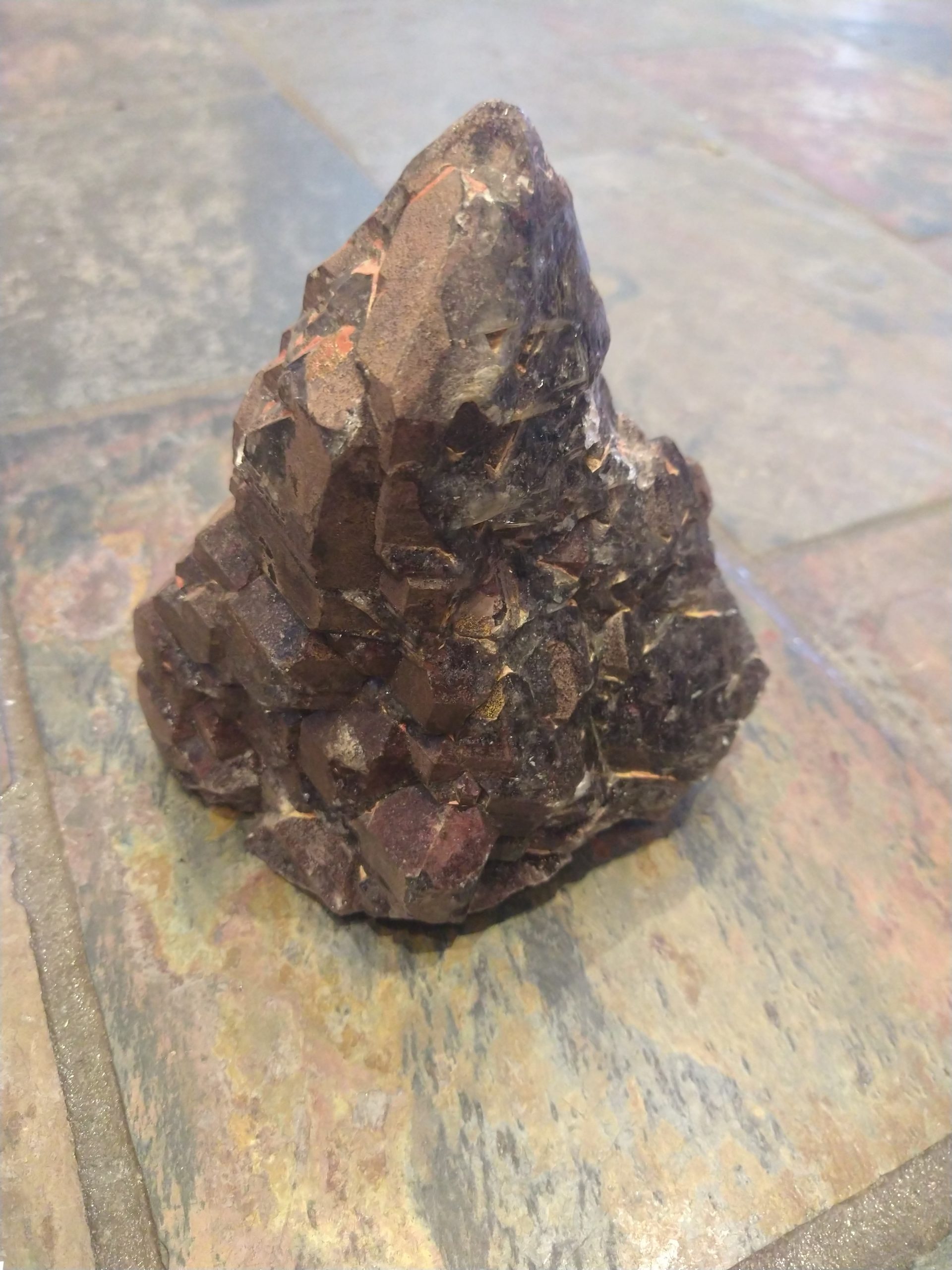 Natural Crystal: Super Seven w/Cut Base (Approx 15x15x7cm)