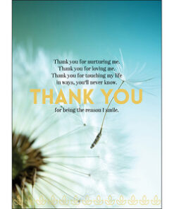 Greeting Card: Thank You for Nurturing Me