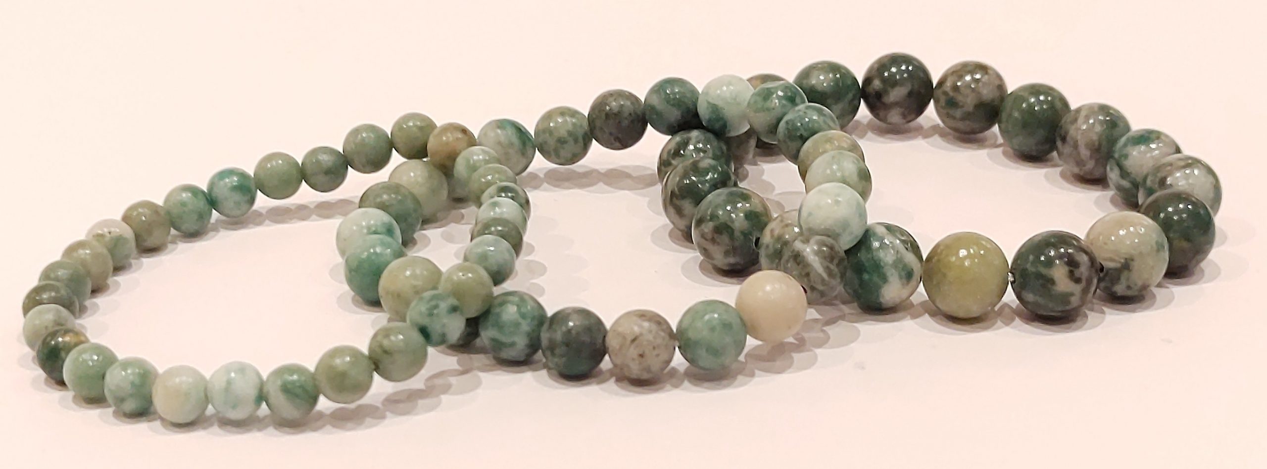 Stretch Bracelets: Jade (Chinese) 6mm, 8mm, & 10mm Round Beads - Image 3
