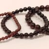 Stretch Bracelets: Garnet 4mm, 6mm, & 8mm Round Beads