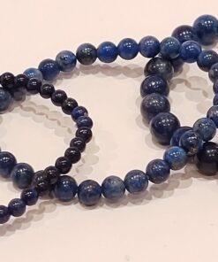 Stretch Bracelets: Lapis Lazuli 4mm, 6mm, & 8mm Round Beads