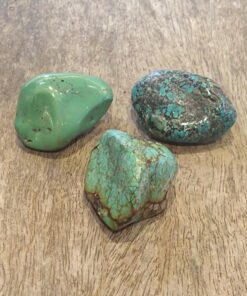 Natural Crystals: Polished Chinese Turquoise Nuggets