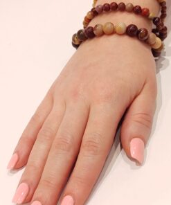 Alternative view of Stretch Bracelets: Mookaite 4mm, 6mm, & 8mm Round Beads