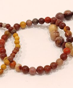 Stretch Bracelets: Mookaite 4mm, 6mm, & 8mm Round Beads