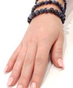 Alternative view of Stretch Bracelets: Sodalite 4mm, 6mm, & 8mm Round Beads