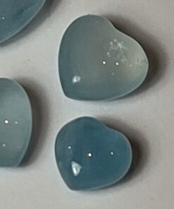 Natural Crystals: Aquamarine Cut & Polished Puff Hearts