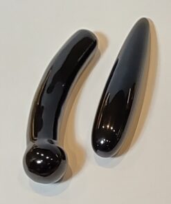 Beauty Tools: Black Obsidian Massage/Pleasure Wands
