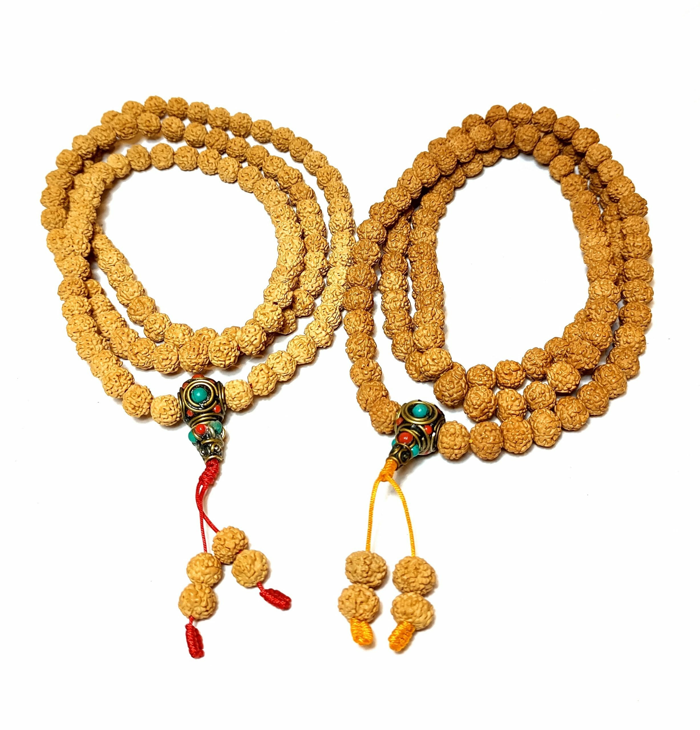 Mala beads: Rudraksha