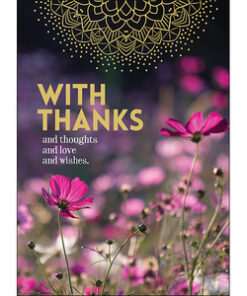 Greeting Card: With Thanks & Thought